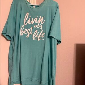 Bella Canvas Teal Short Sleeve Tee